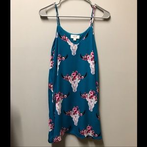 Peach Love Longhorn Shift dress